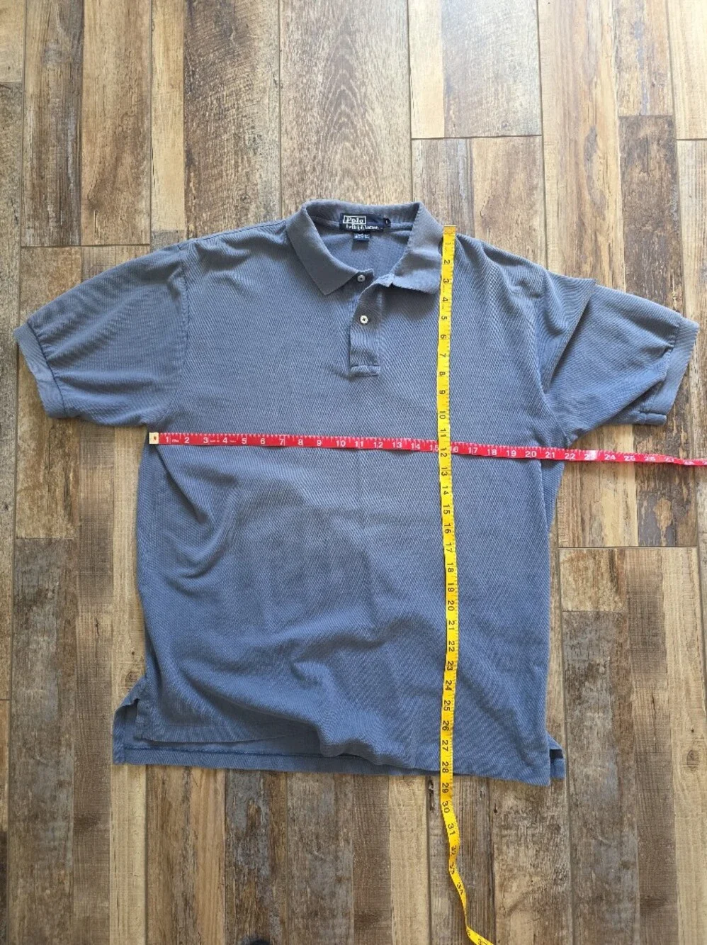 Polo Ralph Lauren - Classic Fit Pique Polo Shirt - L - Slate Gray